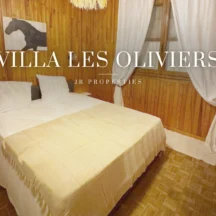 Chambre de la Villa Les Oliviers aux Angles
